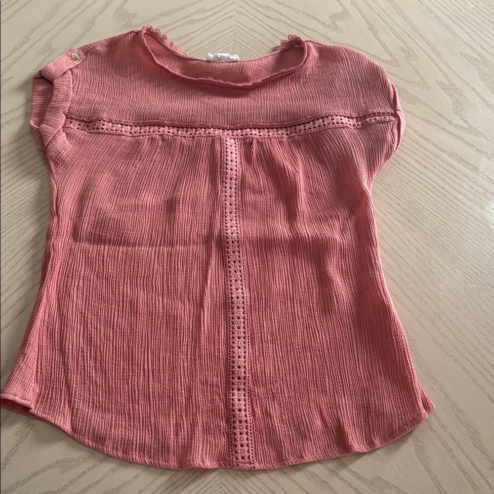 Mine Coral Kids Blouse